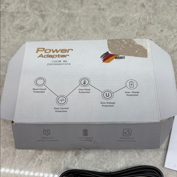 Surface Pro Black Power Adapter with Cable box and manual. New opened box. - Picture 4 of 5